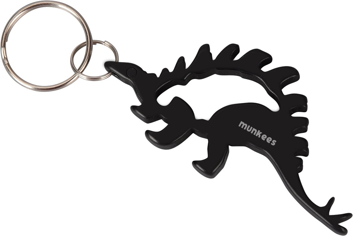 Amazon.com: Munkees Dinosaur Stegosaurus Bottle Opener Keychain